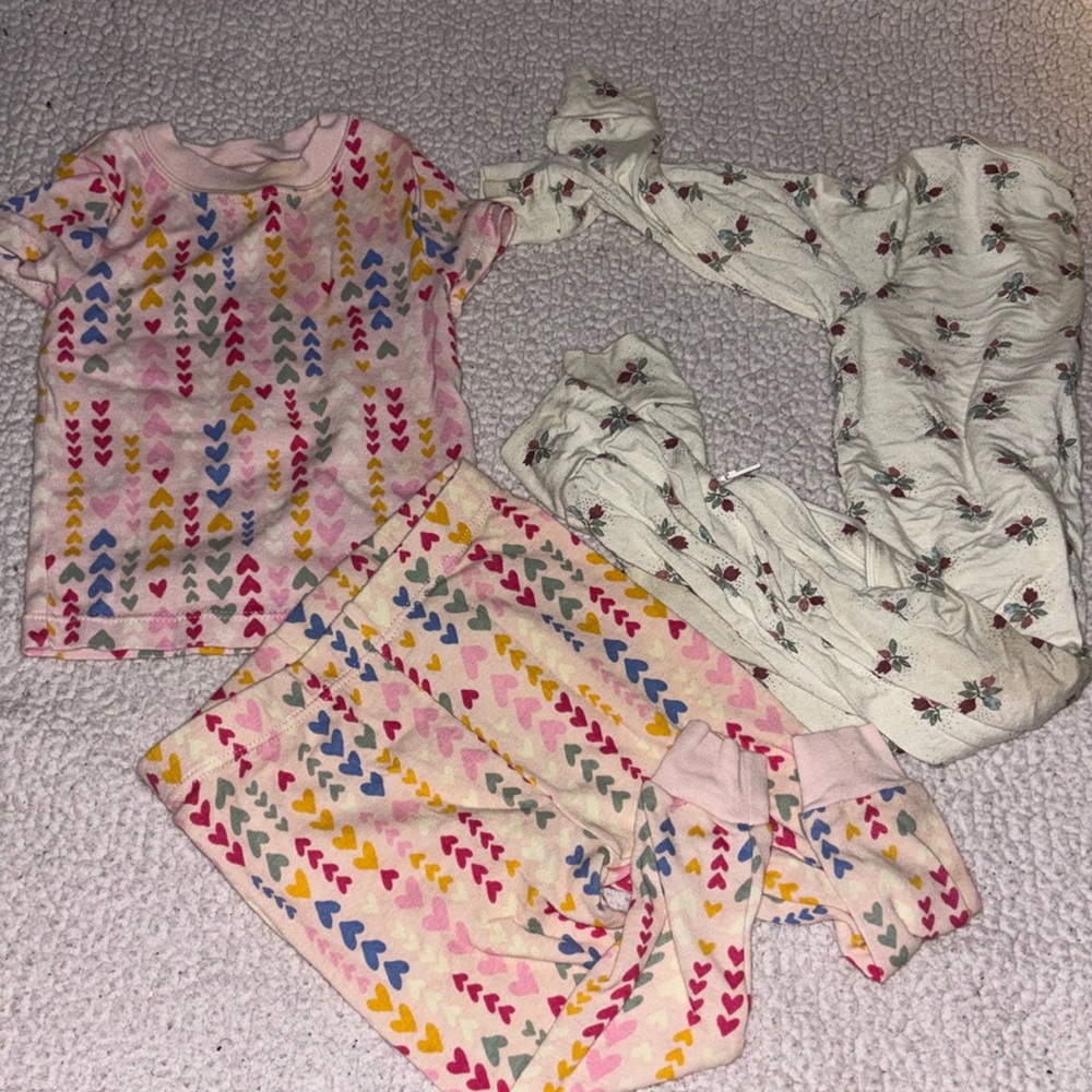 Girls PJ set bundle 12mo